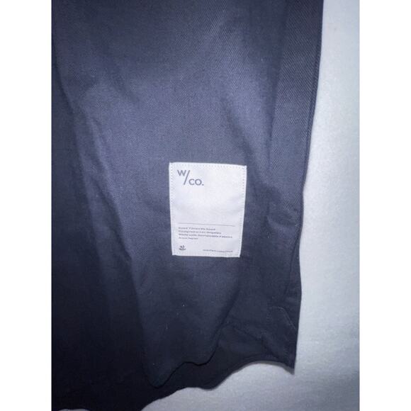 Wasted Collective Size XL‎ 3/4 Button Down Short Sleeve Shirt Pocket NWOT Blue - Picture 7 of 12